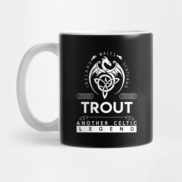 Trout Name T Shirt - Another Celtic Legend Trout Dragon Gift Item by harpermargy8920